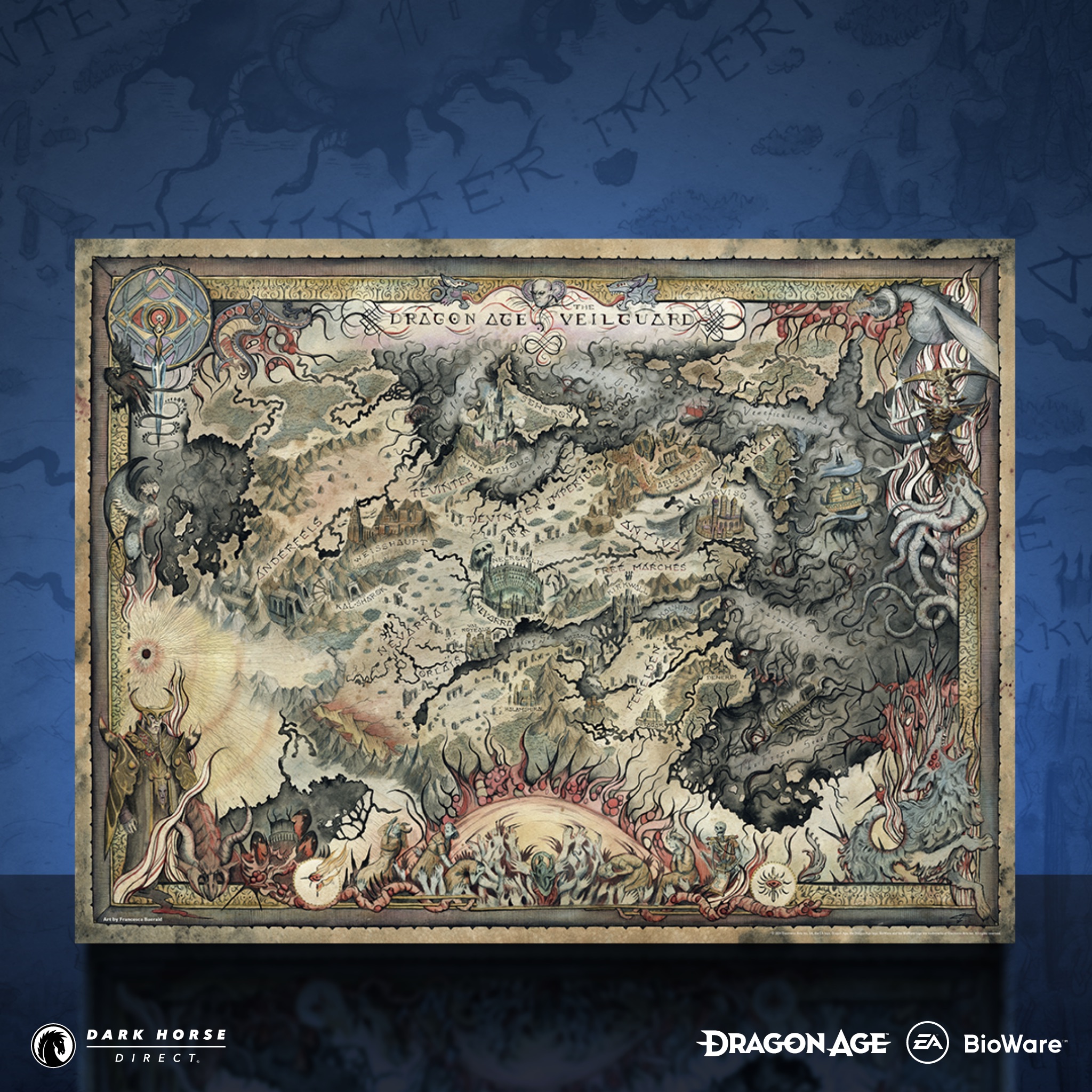 Thedas Map Print 